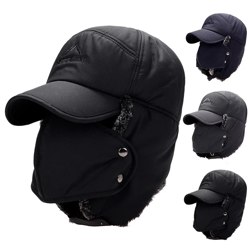 Winter Trapper Hat - Winter Fellmütze Warme Winddichte Mütze für