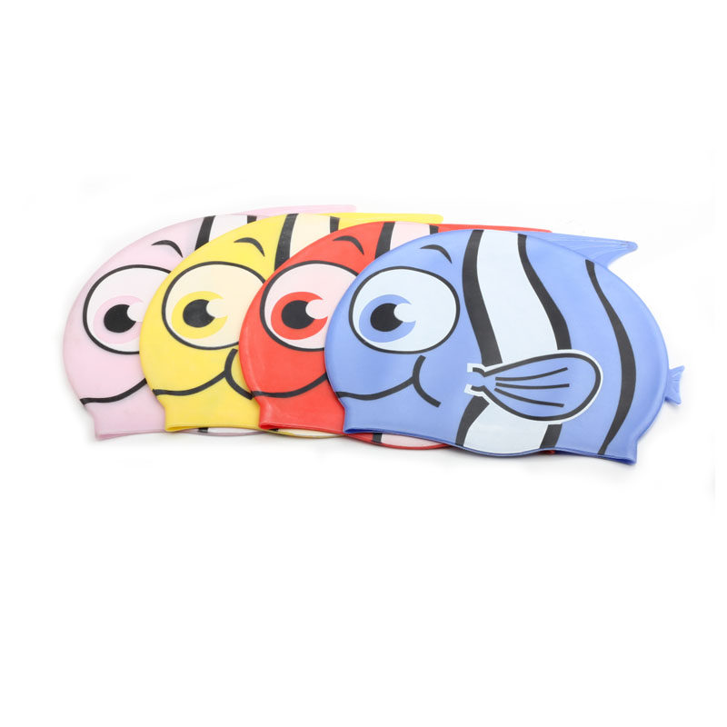 Swim Hat Silicone - Jungen Mädchen Silikon Elastische Schwimmen Kappe