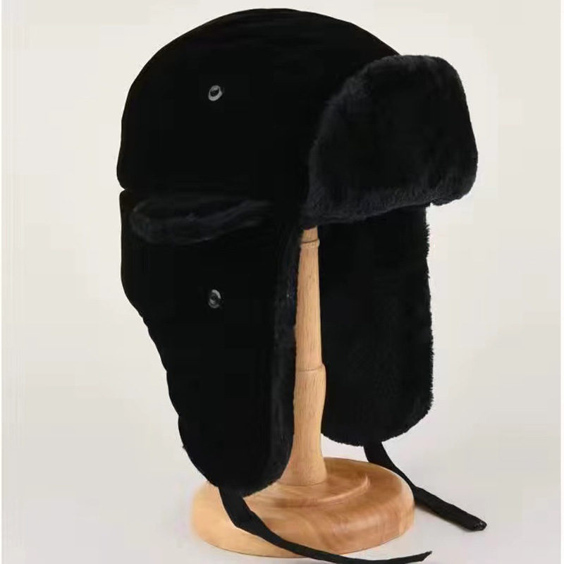 Winter Trapper Hat - Winter Radfahren Wind-Proof Kappe Weibliche Ohrenklappen