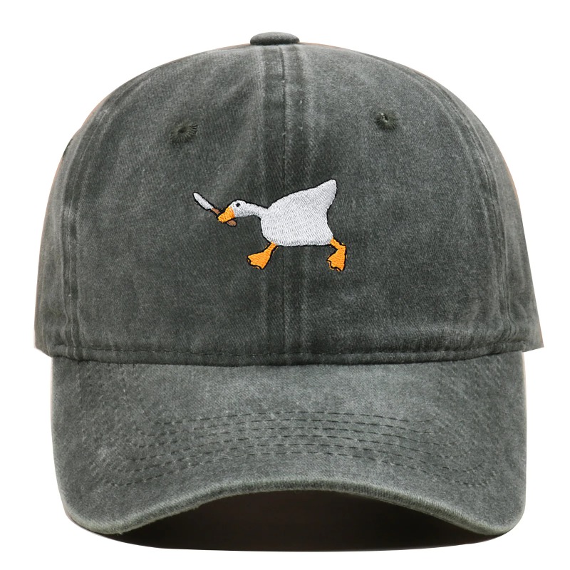 Dad Hat Cotton - Cartoon-bestickte lustige Baseballkappe mit dunklem Humor