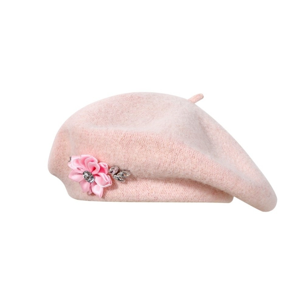 Elegante Einfarbige Woll-Baske – Beret French Wool Bewertung und Preis