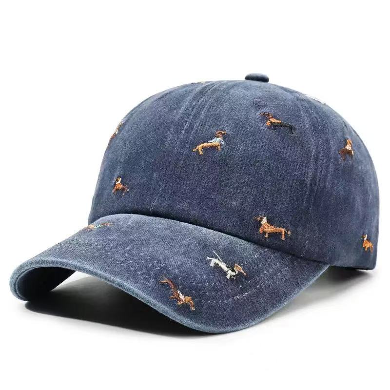 Dackel-Stickerei Gewaschene Ba – Golf Cap Dad Bewertung und Preis