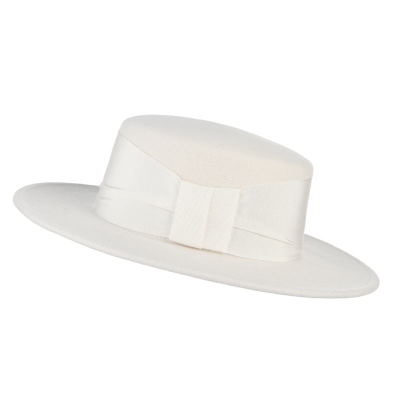 100% Wolle Weißer Herbst-Winte – Fedora Hat Wool Bewertung und Preis