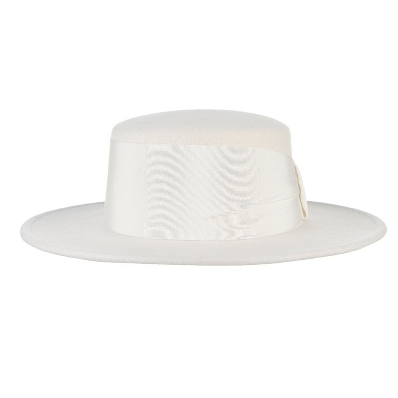 100% Wolle Weißer Herbst-Winte – Fedora Hat Wool Bewertung und Preis