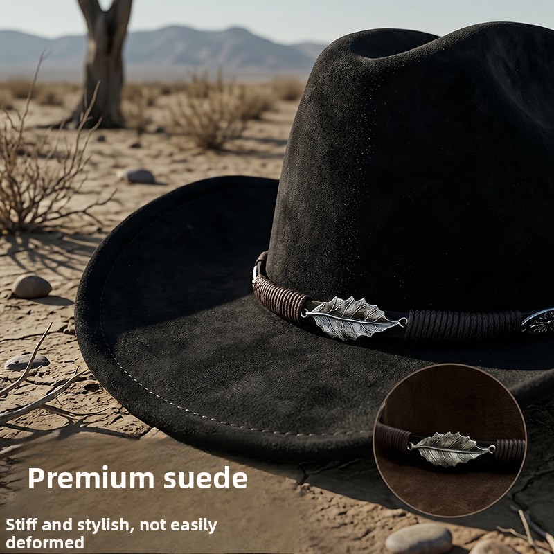 Western Cowboy Stil Panama Wol – Fedora Hat Wool Bewertung und Preis