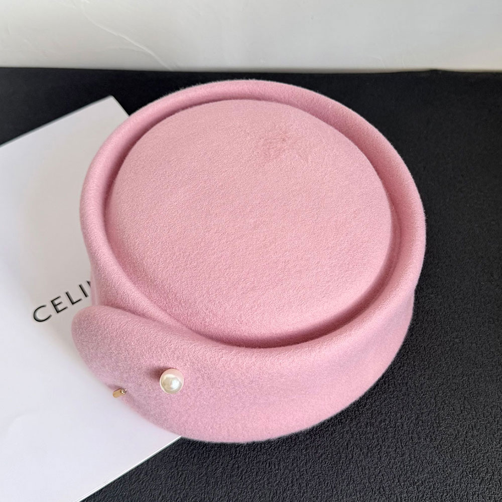 Herbst Winter Neu 100% Rosa Sc – Beret French Wool Bewertung und Preis