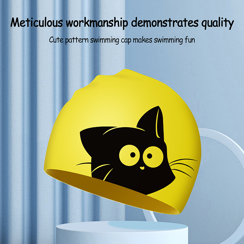 Nette Katze Badekappe Für Lang – Swim Hat Silicone Bewertung und Preis