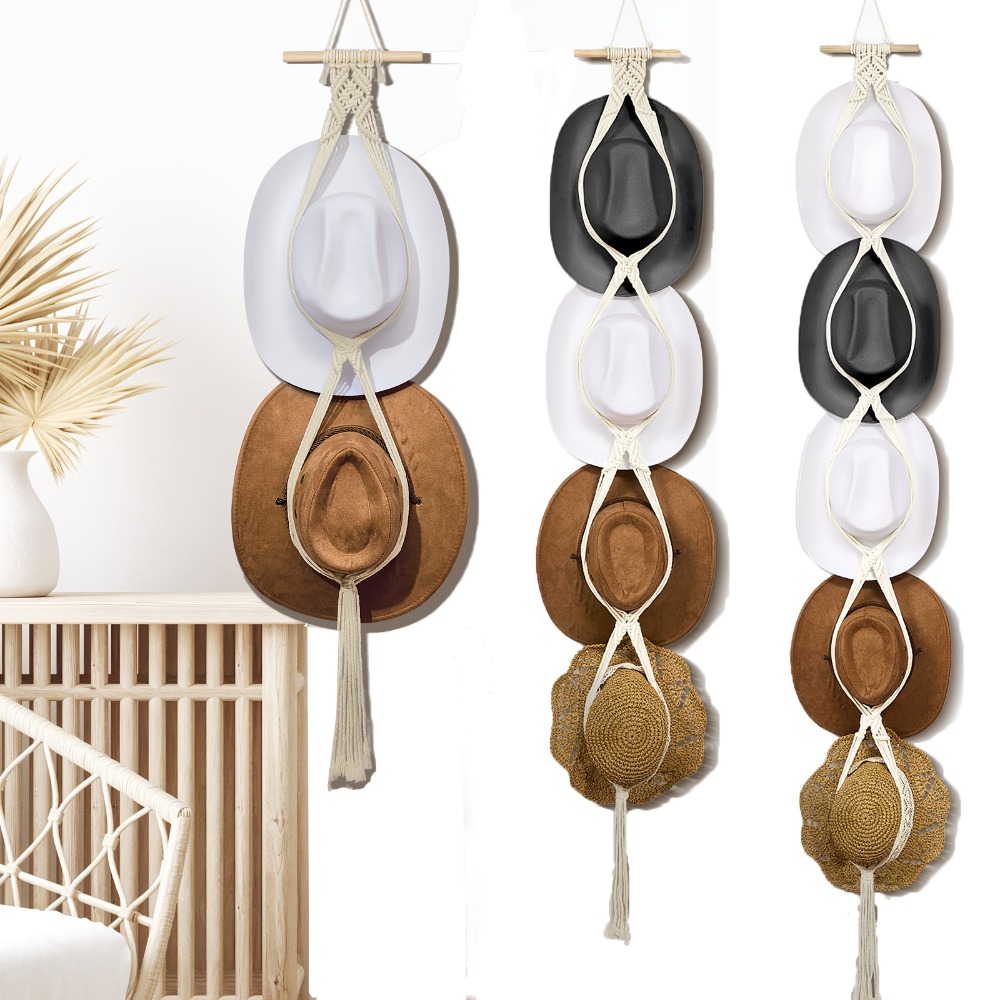 Böhmischer Makramee-Huthalter, – Sun Hat Wide Brim Bewertung und Preis