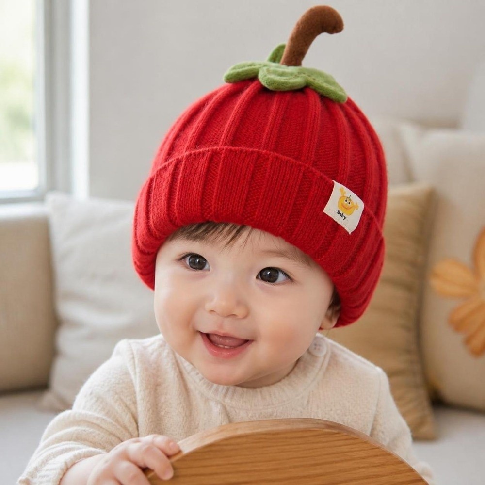 Niedliche, weiche Baby-Strickm – Beanie Cuffed Knit Bewertung und Preis