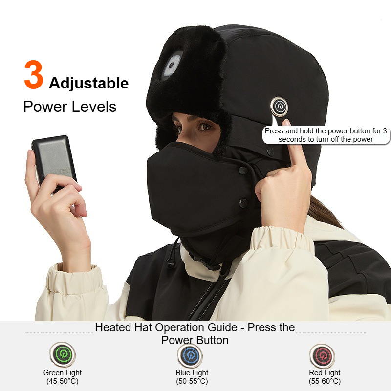 USB-Aufladung, verdickte, behe – Winter Trapper Hat Bewertung und Preis