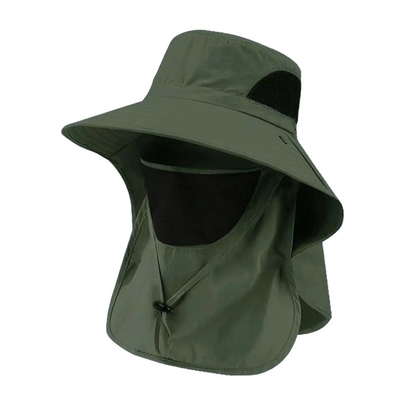 Polyester-Sonnen-Anglerhut mit – Sun Hat Wide Brim Bewertung und Preis