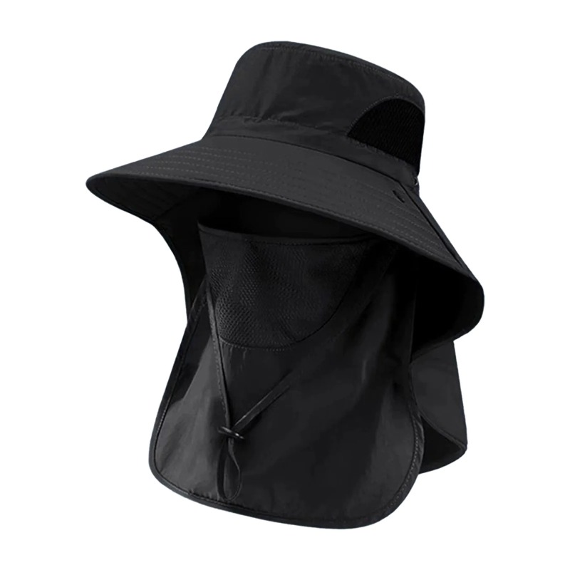 Polyester-Sonnen-Anglerhut mit – Sun Hat Wide Brim Bewertung und Preis